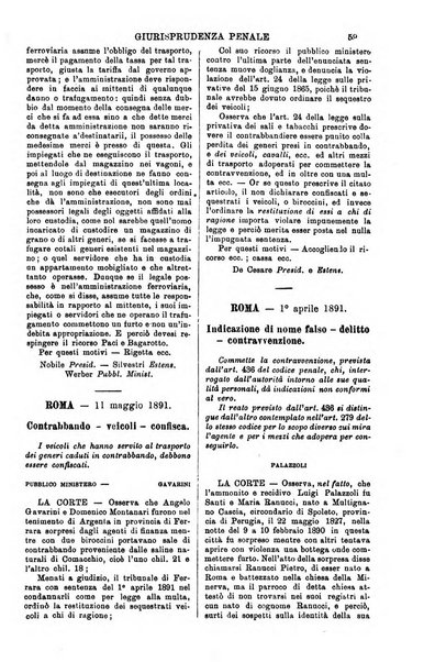 Annali della giurisprudenza italiana raccolta generale delle decisioni delle Corti di cassazione e d'appello in materia civile, criminale, commerciale, di diritto pubblico e amministrativo, e di procedura civile e penale