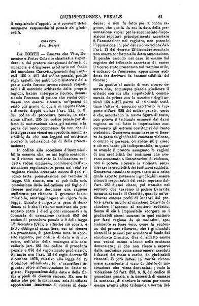 Annali della giurisprudenza italiana raccolta generale delle decisioni delle Corti di cassazione e d'appello in materia civile, criminale, commerciale, di diritto pubblico e amministrativo, e di procedura civile e penale