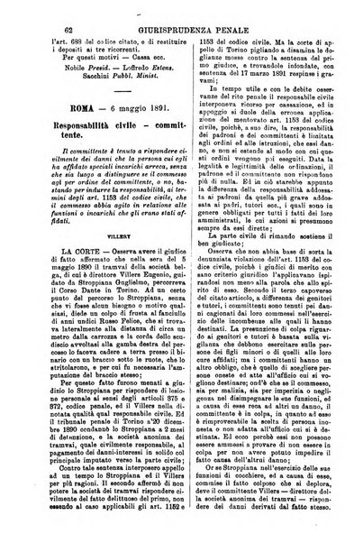 Annali della giurisprudenza italiana raccolta generale delle decisioni delle Corti di cassazione e d'appello in materia civile, criminale, commerciale, di diritto pubblico e amministrativo, e di procedura civile e penale