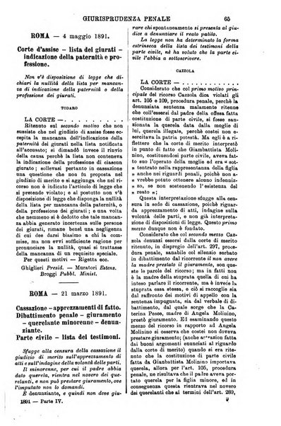 Annali della giurisprudenza italiana raccolta generale delle decisioni delle Corti di cassazione e d'appello in materia civile, criminale, commerciale, di diritto pubblico e amministrativo, e di procedura civile e penale