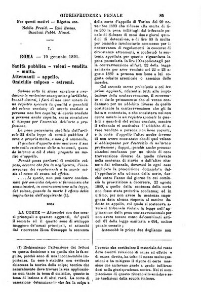 Annali della giurisprudenza italiana raccolta generale delle decisioni delle Corti di cassazione e d'appello in materia civile, criminale, commerciale, di diritto pubblico e amministrativo, e di procedura civile e penale