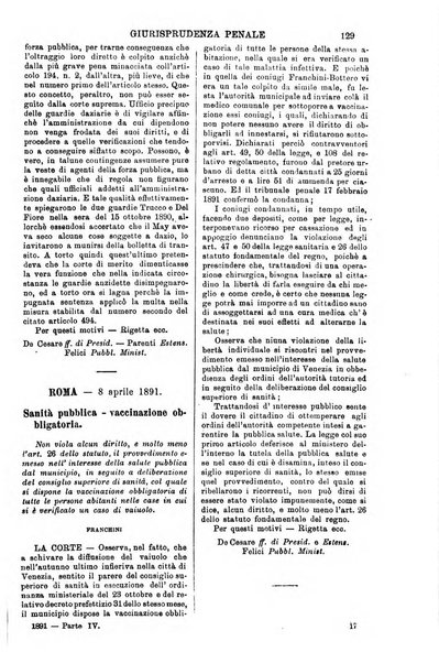 Annali della giurisprudenza italiana raccolta generale delle decisioni delle Corti di cassazione e d'appello in materia civile, criminale, commerciale, di diritto pubblico e amministrativo, e di procedura civile e penale