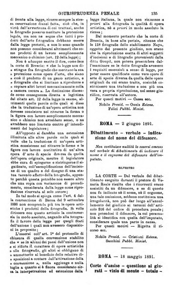 Annali della giurisprudenza italiana raccolta generale delle decisioni delle Corti di cassazione e d'appello in materia civile, criminale, commerciale, di diritto pubblico e amministrativo, e di procedura civile e penale