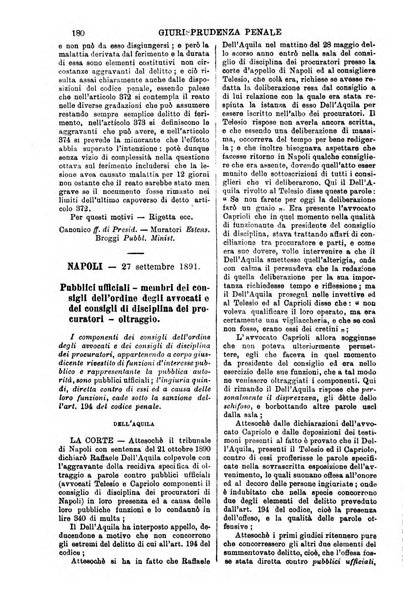 Annali della giurisprudenza italiana raccolta generale delle decisioni delle Corti di cassazione e d'appello in materia civile, criminale, commerciale, di diritto pubblico e amministrativo, e di procedura civile e penale