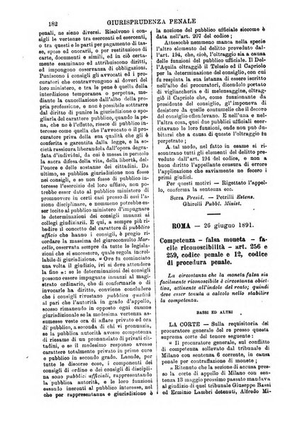 Annali della giurisprudenza italiana raccolta generale delle decisioni delle Corti di cassazione e d'appello in materia civile, criminale, commerciale, di diritto pubblico e amministrativo, e di procedura civile e penale