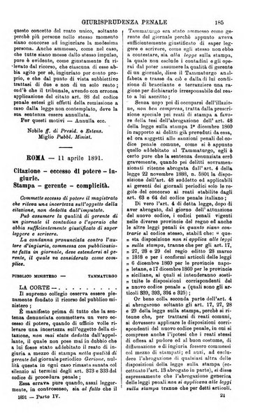 Annali della giurisprudenza italiana raccolta generale delle decisioni delle Corti di cassazione e d'appello in materia civile, criminale, commerciale, di diritto pubblico e amministrativo, e di procedura civile e penale