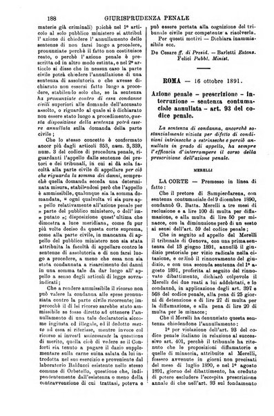 Annali della giurisprudenza italiana raccolta generale delle decisioni delle Corti di cassazione e d'appello in materia civile, criminale, commerciale, di diritto pubblico e amministrativo, e di procedura civile e penale