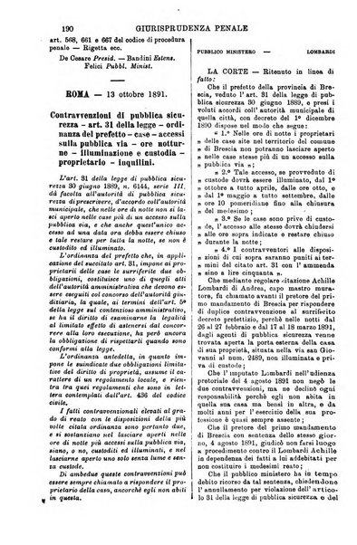 Annali della giurisprudenza italiana raccolta generale delle decisioni delle Corti di cassazione e d'appello in materia civile, criminale, commerciale, di diritto pubblico e amministrativo, e di procedura civile e penale