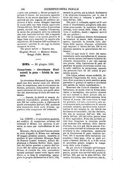 Annali della giurisprudenza italiana raccolta generale delle decisioni delle Corti di cassazione e d'appello in materia civile, criminale, commerciale, di diritto pubblico e amministrativo, e di procedura civile e penale