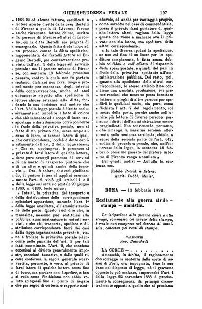 Annali della giurisprudenza italiana raccolta generale delle decisioni delle Corti di cassazione e d'appello in materia civile, criminale, commerciale, di diritto pubblico e amministrativo, e di procedura civile e penale