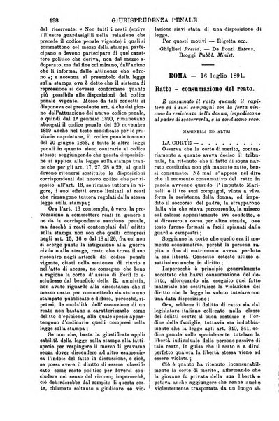 Annali della giurisprudenza italiana raccolta generale delle decisioni delle Corti di cassazione e d'appello in materia civile, criminale, commerciale, di diritto pubblico e amministrativo, e di procedura civile e penale