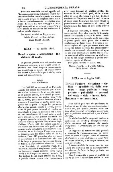 Annali della giurisprudenza italiana raccolta generale delle decisioni delle Corti di cassazione e d'appello in materia civile, criminale, commerciale, di diritto pubblico e amministrativo, e di procedura civile e penale