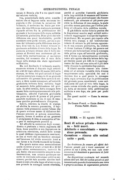 Annali della giurisprudenza italiana raccolta generale delle decisioni delle Corti di cassazione e d'appello in materia civile, criminale, commerciale, di diritto pubblico e amministrativo, e di procedura civile e penale