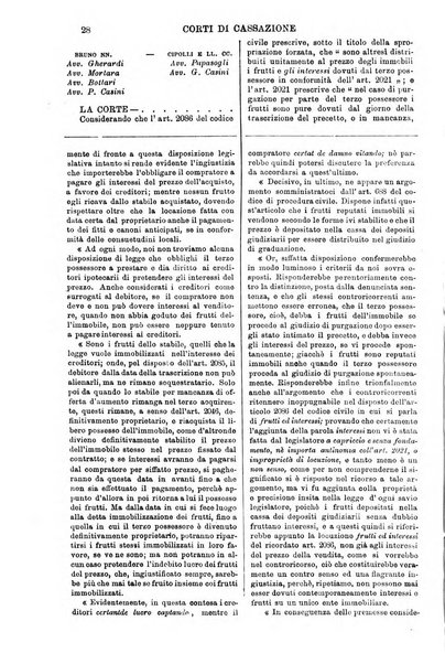 Annali della giurisprudenza italiana raccolta generale delle decisioni delle Corti di cassazione e d'appello in materia civile, criminale, commerciale, di diritto pubblico e amministrativo, e di procedura civile e penale