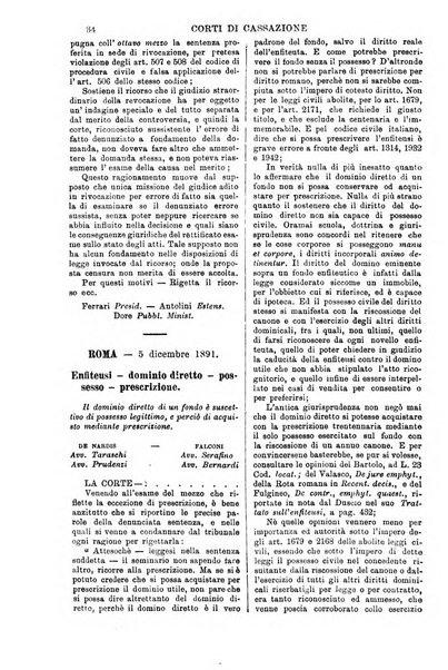 Annali della giurisprudenza italiana raccolta generale delle decisioni delle Corti di cassazione e d'appello in materia civile, criminale, commerciale, di diritto pubblico e amministrativo, e di procedura civile e penale