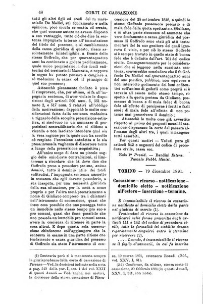 Annali della giurisprudenza italiana raccolta generale delle decisioni delle Corti di cassazione e d'appello in materia civile, criminale, commerciale, di diritto pubblico e amministrativo, e di procedura civile e penale