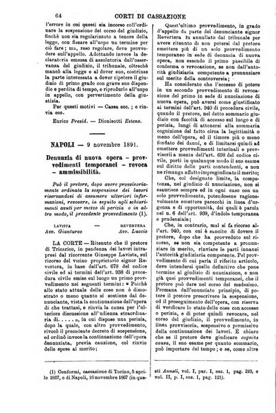 Annali della giurisprudenza italiana raccolta generale delle decisioni delle Corti di cassazione e d'appello in materia civile, criminale, commerciale, di diritto pubblico e amministrativo, e di procedura civile e penale