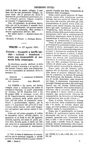 Annali della giurisprudenza italiana raccolta generale delle decisioni delle Corti di cassazione e d'appello in materia civile, criminale, commerciale, di diritto pubblico e amministrativo, e di procedura civile e penale