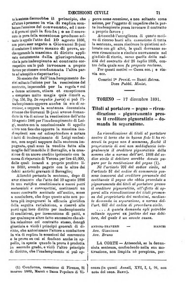 Annali della giurisprudenza italiana raccolta generale delle decisioni delle Corti di cassazione e d'appello in materia civile, criminale, commerciale, di diritto pubblico e amministrativo, e di procedura civile e penale