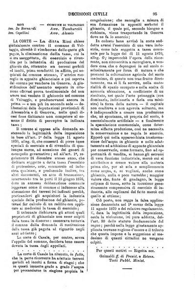 Annali della giurisprudenza italiana raccolta generale delle decisioni delle Corti di cassazione e d'appello in materia civile, criminale, commerciale, di diritto pubblico e amministrativo, e di procedura civile e penale