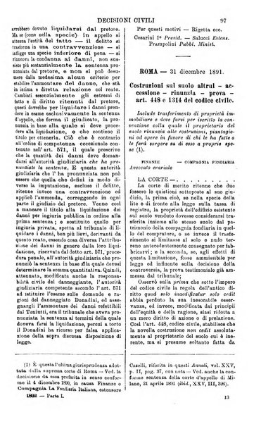 Annali della giurisprudenza italiana raccolta generale delle decisioni delle Corti di cassazione e d'appello in materia civile, criminale, commerciale, di diritto pubblico e amministrativo, e di procedura civile e penale