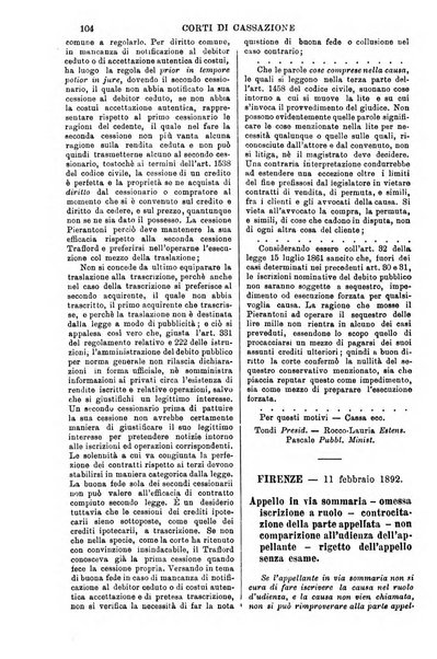 Annali della giurisprudenza italiana raccolta generale delle decisioni delle Corti di cassazione e d'appello in materia civile, criminale, commerciale, di diritto pubblico e amministrativo, e di procedura civile e penale