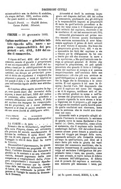 Annali della giurisprudenza italiana raccolta generale delle decisioni delle Corti di cassazione e d'appello in materia civile, criminale, commerciale, di diritto pubblico e amministrativo, e di procedura civile e penale