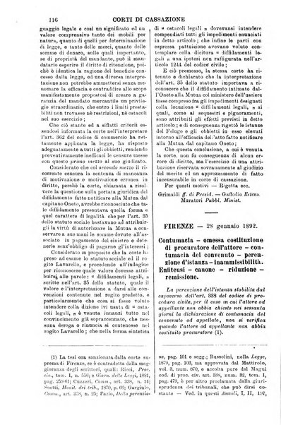 Annali della giurisprudenza italiana raccolta generale delle decisioni delle Corti di cassazione e d'appello in materia civile, criminale, commerciale, di diritto pubblico e amministrativo, e di procedura civile e penale