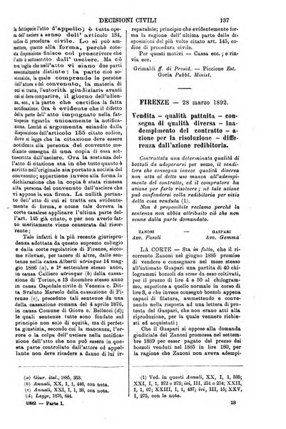 Annali della giurisprudenza italiana raccolta generale delle decisioni delle Corti di cassazione e d'appello in materia civile, criminale, commerciale, di diritto pubblico e amministrativo, e di procedura civile e penale