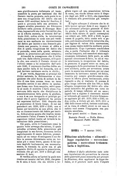 Annali della giurisprudenza italiana raccolta generale delle decisioni delle Corti di cassazione e d'appello in materia civile, criminale, commerciale, di diritto pubblico e amministrativo, e di procedura civile e penale