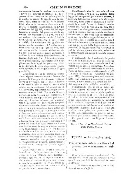 Annali della giurisprudenza italiana raccolta generale delle decisioni delle Corti di cassazione e d'appello in materia civile, criminale, commerciale, di diritto pubblico e amministrativo, e di procedura civile e penale