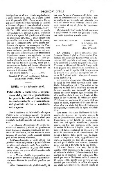 Annali della giurisprudenza italiana raccolta generale delle decisioni delle Corti di cassazione e d'appello in materia civile, criminale, commerciale, di diritto pubblico e amministrativo, e di procedura civile e penale