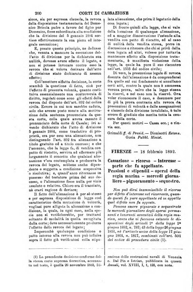 Annali della giurisprudenza italiana raccolta generale delle decisioni delle Corti di cassazione e d'appello in materia civile, criminale, commerciale, di diritto pubblico e amministrativo, e di procedura civile e penale