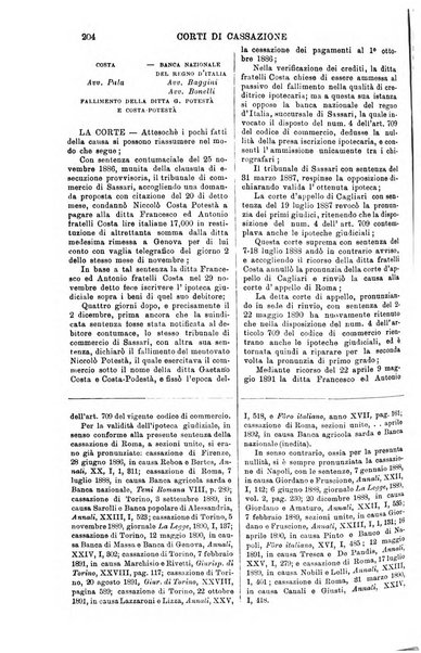 Annali della giurisprudenza italiana raccolta generale delle decisioni delle Corti di cassazione e d'appello in materia civile, criminale, commerciale, di diritto pubblico e amministrativo, e di procedura civile e penale