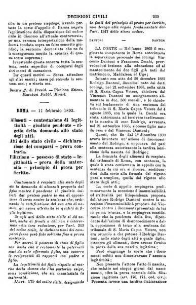 Annali della giurisprudenza italiana raccolta generale delle decisioni delle Corti di cassazione e d'appello in materia civile, criminale, commerciale, di diritto pubblico e amministrativo, e di procedura civile e penale