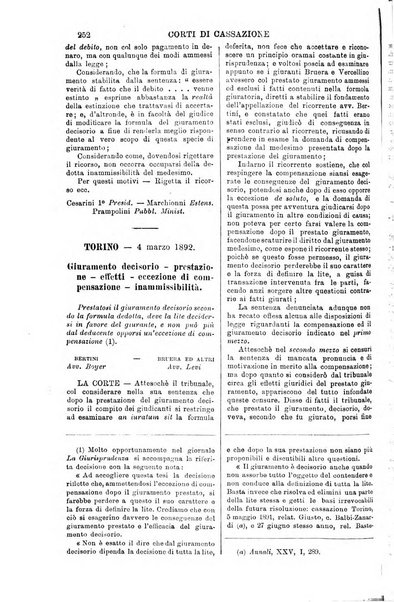 Annali della giurisprudenza italiana raccolta generale delle decisioni delle Corti di cassazione e d'appello in materia civile, criminale, commerciale, di diritto pubblico e amministrativo, e di procedura civile e penale