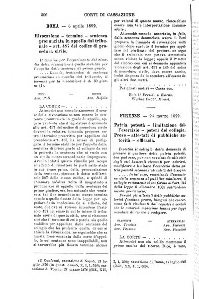 Annali della giurisprudenza italiana raccolta generale delle decisioni delle Corti di cassazione e d'appello in materia civile, criminale, commerciale, di diritto pubblico e amministrativo, e di procedura civile e penale