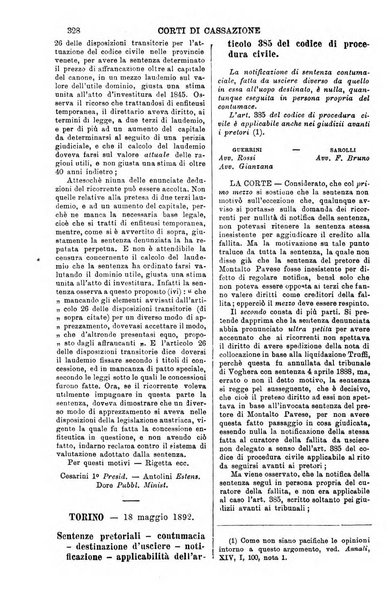 Annali della giurisprudenza italiana raccolta generale delle decisioni delle Corti di cassazione e d'appello in materia civile, criminale, commerciale, di diritto pubblico e amministrativo, e di procedura civile e penale