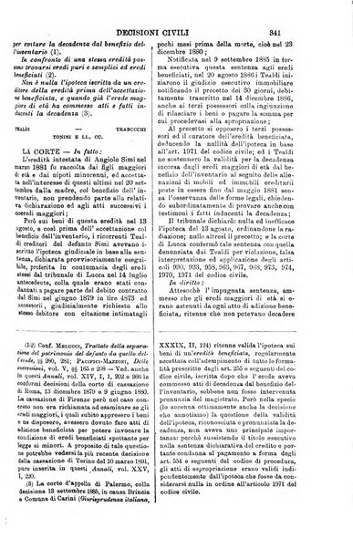 Annali della giurisprudenza italiana raccolta generale delle decisioni delle Corti di cassazione e d'appello in materia civile, criminale, commerciale, di diritto pubblico e amministrativo, e di procedura civile e penale