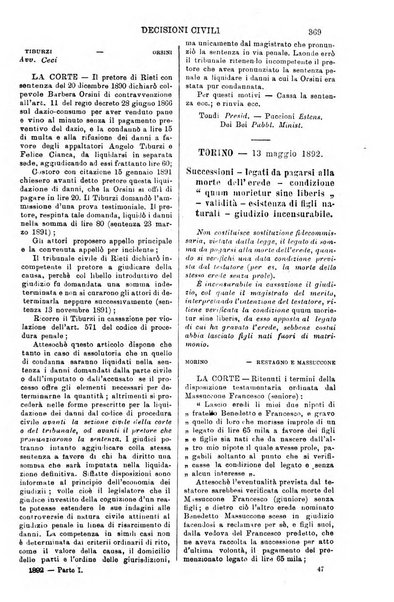 Annali della giurisprudenza italiana raccolta generale delle decisioni delle Corti di cassazione e d'appello in materia civile, criminale, commerciale, di diritto pubblico e amministrativo, e di procedura civile e penale