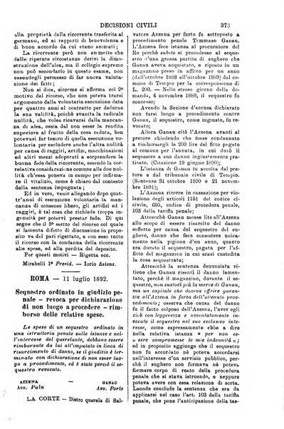 Annali della giurisprudenza italiana raccolta generale delle decisioni delle Corti di cassazione e d'appello in materia civile, criminale, commerciale, di diritto pubblico e amministrativo, e di procedura civile e penale