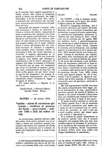 Annali della giurisprudenza italiana raccolta generale delle decisioni delle Corti di cassazione e d'appello in materia civile, criminale, commerciale, di diritto pubblico e amministrativo, e di procedura civile e penale