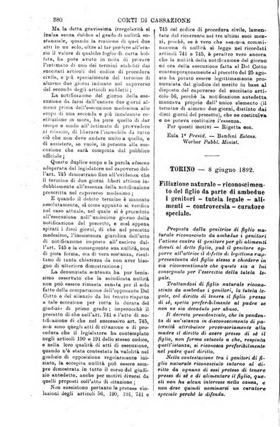 Annali della giurisprudenza italiana raccolta generale delle decisioni delle Corti di cassazione e d'appello in materia civile, criminale, commerciale, di diritto pubblico e amministrativo, e di procedura civile e penale