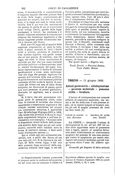 Annali della giurisprudenza italiana raccolta generale delle decisioni delle Corti di cassazione e d'appello in materia civile, criminale, commerciale, di diritto pubblico e amministrativo, e di procedura civile e penale