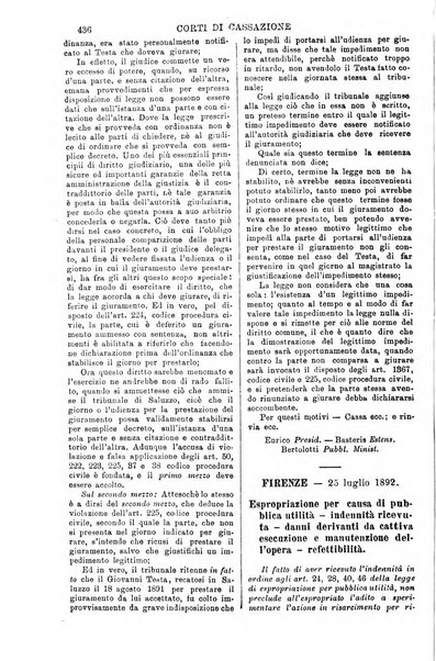 Annali della giurisprudenza italiana raccolta generale delle decisioni delle Corti di cassazione e d'appello in materia civile, criminale, commerciale, di diritto pubblico e amministrativo, e di procedura civile e penale