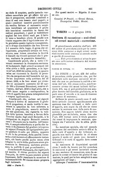 Annali della giurisprudenza italiana raccolta generale delle decisioni delle Corti di cassazione e d'appello in materia civile, criminale, commerciale, di diritto pubblico e amministrativo, e di procedura civile e penale