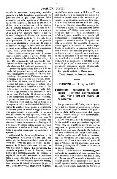 Annali della giurisprudenza italiana raccolta generale delle decisioni delle Corti di cassazione e d'appello in materia civile, criminale, commerciale, di diritto pubblico e amministrativo, e di procedura civile e penale