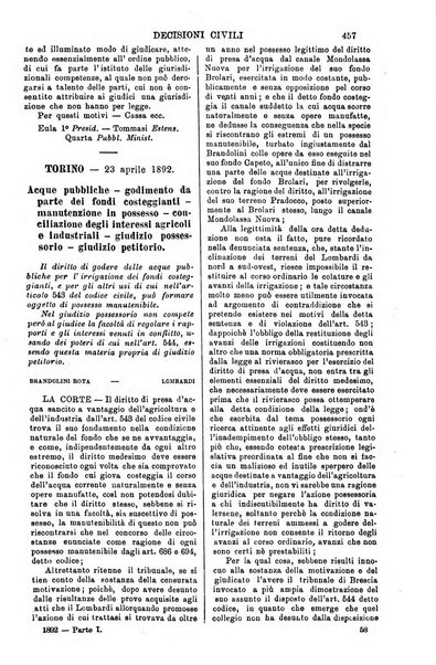 Annali della giurisprudenza italiana raccolta generale delle decisioni delle Corti di cassazione e d'appello in materia civile, criminale, commerciale, di diritto pubblico e amministrativo, e di procedura civile e penale