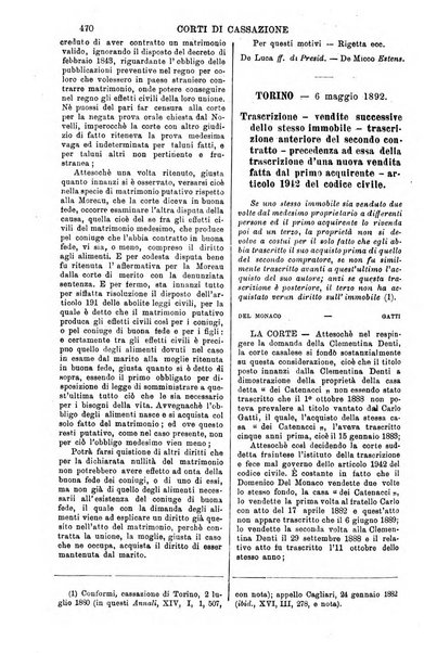 Annali della giurisprudenza italiana raccolta generale delle decisioni delle Corti di cassazione e d'appello in materia civile, criminale, commerciale, di diritto pubblico e amministrativo, e di procedura civile e penale