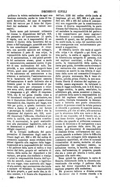 Annali della giurisprudenza italiana raccolta generale delle decisioni delle Corti di cassazione e d'appello in materia civile, criminale, commerciale, di diritto pubblico e amministrativo, e di procedura civile e penale